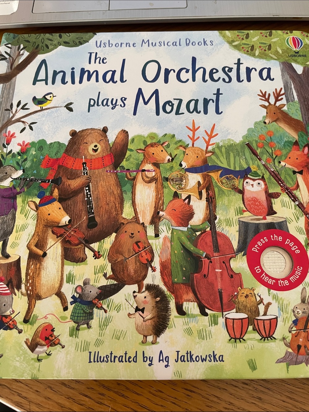 The Animal Orchestra Plays Mozart Usborne Musical Book
